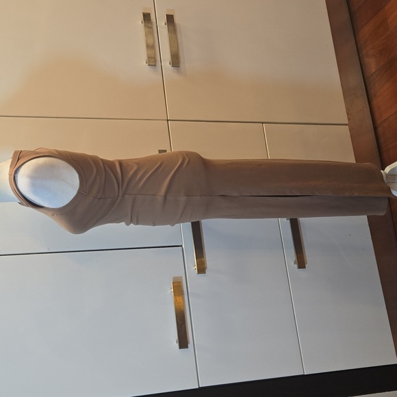 NWT Meshki Viola Ribbed Racer Back Tank Maxi Dress Brown Womens Size Small - Picture 3 of 11